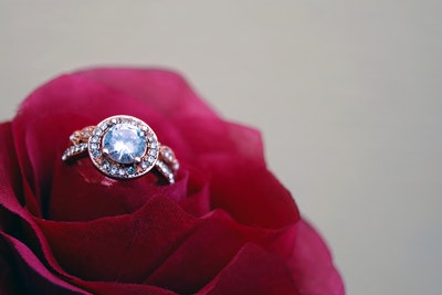 image of ring in rose